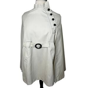 Jerold White Rain Repellent Women's Elegant 60's Cape Coat